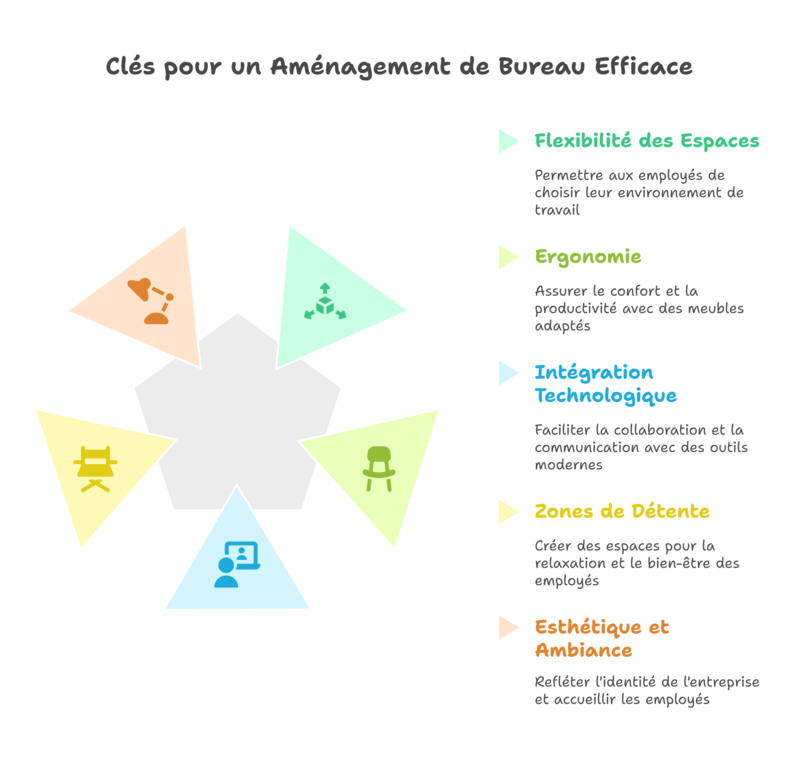 Aménagement de bureau efficace